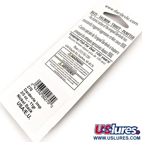 Eppinger Dardevle Imp UV (świeci w ultrafiolecie), Electric Lime, 11 g błystka wahadłowa #17704