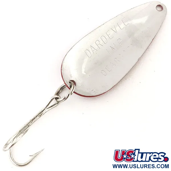 Eppinger Dardevle Imp, czerwony/biały/nikiel, 11 g błystka wahadłowa #13029