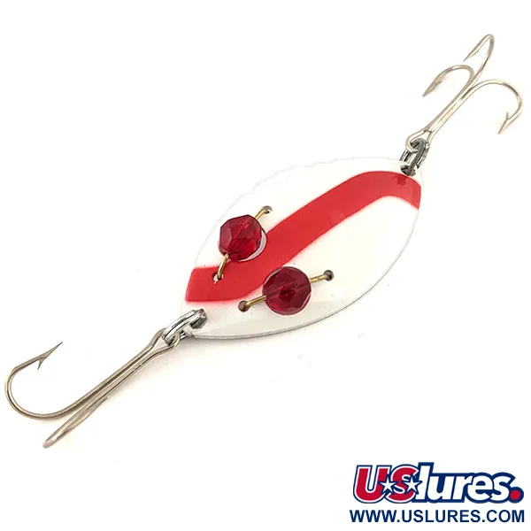 Eppinger Red Eye Junior, biały/czerwony, 13 g błystka wahadłowa #13040