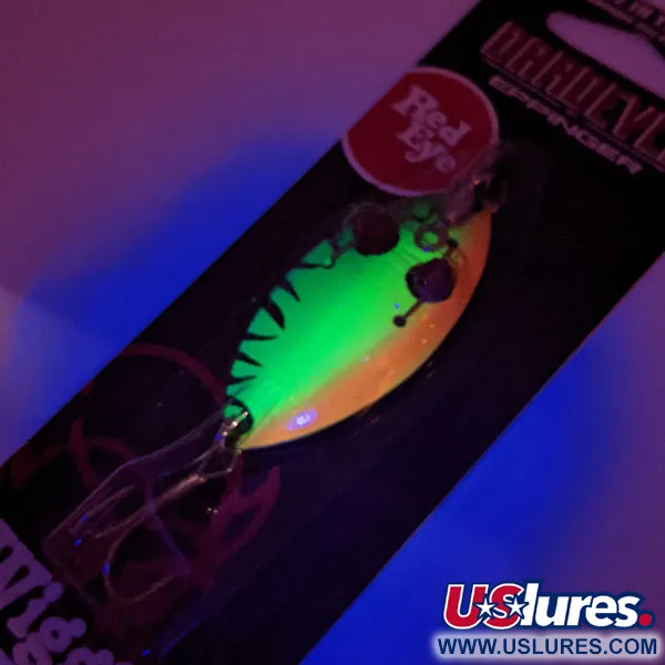 Eppinger Red Eye Wiggler UV (świeci w ultrafiolecie), Fire Tiger (Ognisty Tygrys), 7 g błystka wahadłowa #15139