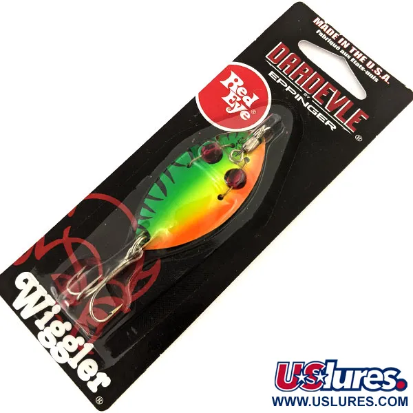 Eppinger Red Eye Wiggler UV (świeci w ultrafiolecie), Fire Tiger (Ognisty Tygrys), 7 g błystka wahadłowa #15139
