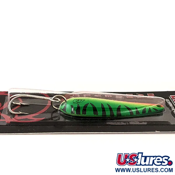 Eppinger Dardevle Imp UV (świeci w ultrafiolecie), Fire Tiger (Ognisty Tygrys), 11 g błystka wahadłowa #15733