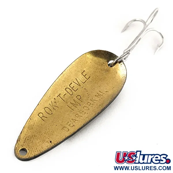 Eppinger Dardevle Rok't Imp, czarny/biały/mosiądz, 21 g błystka wahadłowa #13066