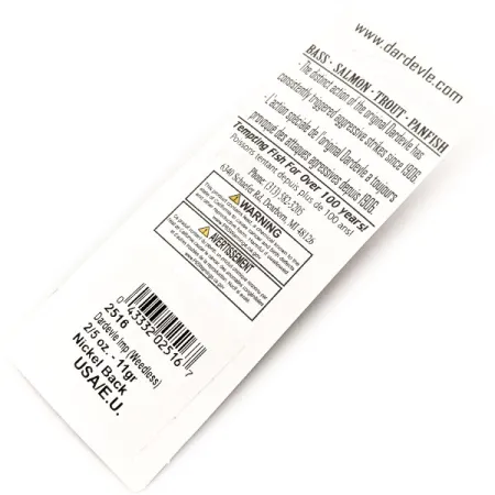 Eppinger Błystka antyzaczepowa Dardevle Imp, Czerwony Devle, 11 g błystka wahadłowa #17445