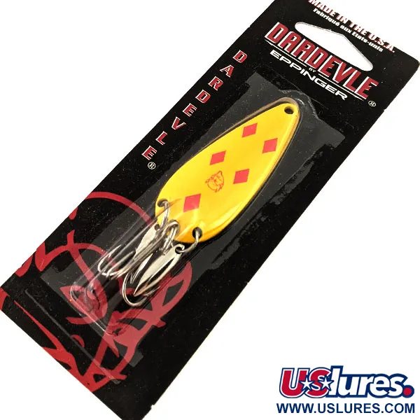 Eppinger Dardevle Imp Klicker, Piątka Diamentów/mosiądz, 11 g błystka wahadłowa #15131