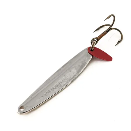 Bay de Noc Swedish Pimple #4 UV (świeci w ultrafiolecie), nikiel/żółty, 7 g błystka wahadłowa #13119