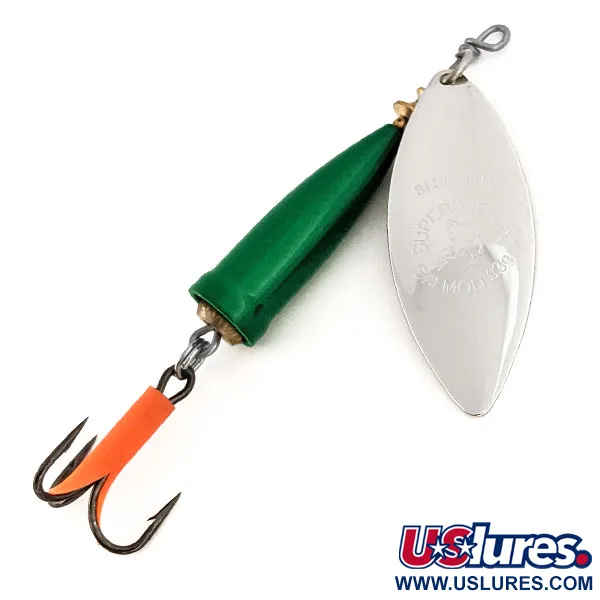  Blue Fox Super Vibrax Salmon, nikiel/zielony, 33 g błystka obrotowa #13126