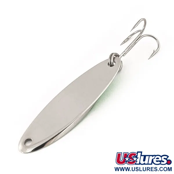 Acme Kastmaster UV (świeci w ultrafiolecie), nikiel/zielony, 14 g błystka wahadłowa #13163