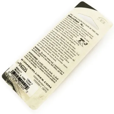 Bomber model 6A UV (świeci w ultrafiolecie), Fire Tiger (Ognisty Tygrys), 11 g wobler #13188