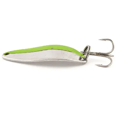 Little Cleo Seneca UV (świeci w ultrafiolecie), nikiel/zielony, 7 g błystka wahadłowa #13220