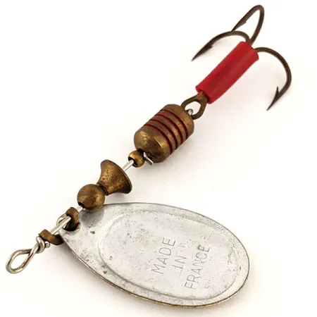 Mepps Aglia 2 - model z lat 1970-tych, srebro, 4,5 g błystka obrotowa #13226