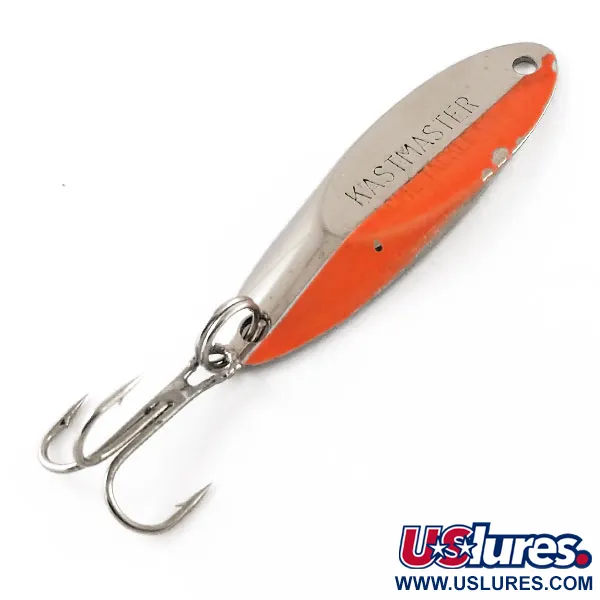Acme Kastmaster UV (świeci w ultrafiolecie), nikiel/pomarańczowy, 14 g błystka wahadłowa #13263
