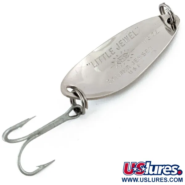 Luhr Jensen Little Jewel, nikiel, 9 g błystka wahadłowa #13345