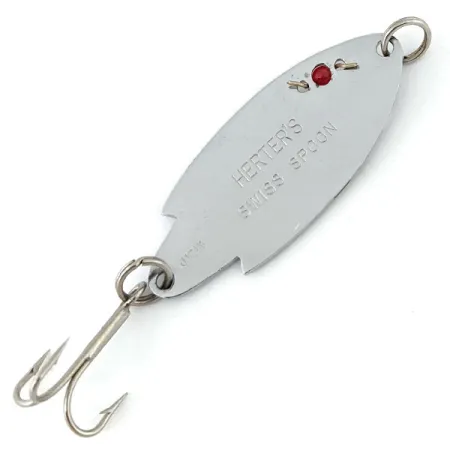 Herter's Swiss Spoon, nikiel/czerwony, 7 g błystka wahadłowa #13370