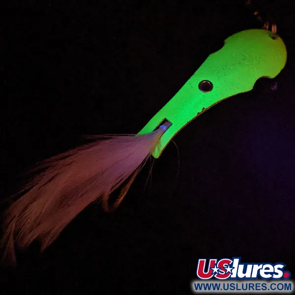  ​Panther Martin Zig Zag con Penna UV (świeci w ultrafiolecie), Chartreuse, 17 g błystka wahadłowa #13407