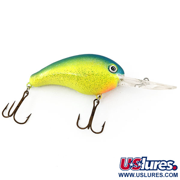  Strike King Pro Model 5XD, Chartreuse/niebieski, 18 g wobler #13412