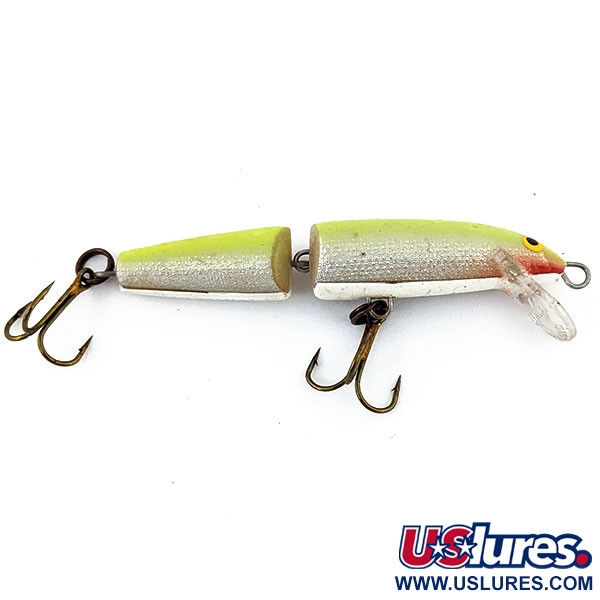  Rapala Jointed J7, Chartreuse, 4 g wobler #13467