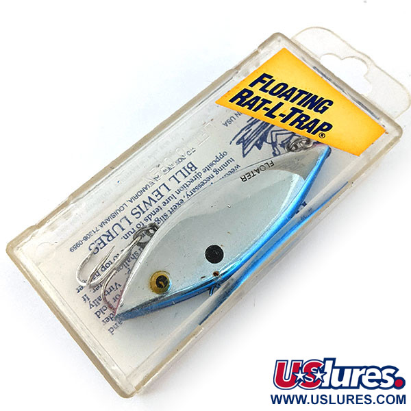  Bill Lewis Rat-L-Trap Floater RT 258, RT 258 Chrom Czarny Niebieski, 9,5 g wobler #13475