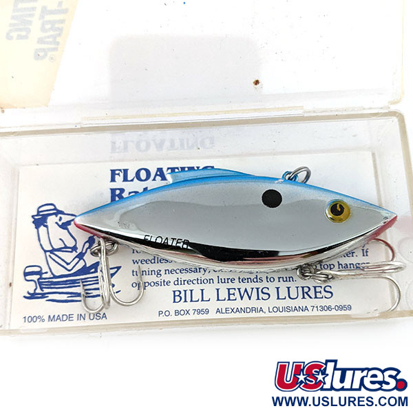  Bill Lewis Rat-L-Trap Floater RT 258, RT 258 Chrom Czarny Niebieski, 9,5 g wobler #13475