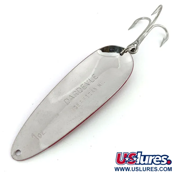 Eppinger Dardevle, czerwony/biały/nikiel, 28 g błystka wahadłowa #13478