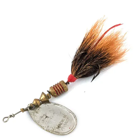 Mepps Aglia 2 Dressed (z ogona wiewiórki), srebro, 4,7 g błystka obrotowa #13511