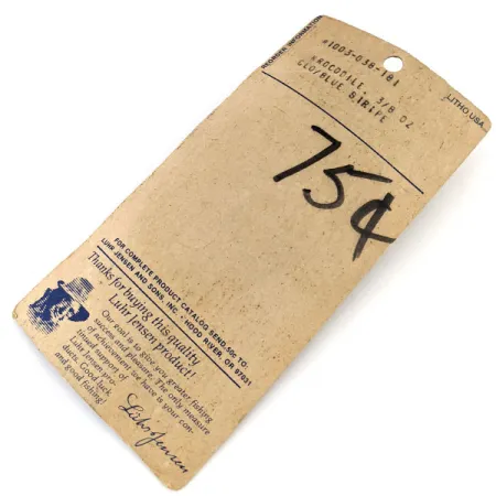 Luhr Jensen Krocodile #3 (świeci w ciemności), niebiesko biały, 14 g błystka wahadłowa #13569