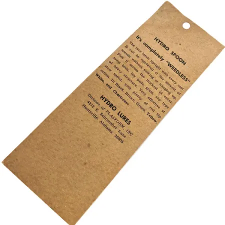 Hydro Lures ​Błystka antyzaczepowa Hydro Spoon, brązowy/zielony/żółty, 11 g błystka wahadłowa #13571