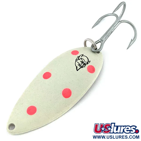 Eppinger Dardevle Devle-Dog (świeci w ciemności), biały/czerwony, 21 g błystka wahadłowa #13593