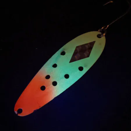 ​Heddon Sculpin UV (świeci w ultrafiolecie), żółty/czerwony/biały, 6,7 g błystka wahadłowa #13595