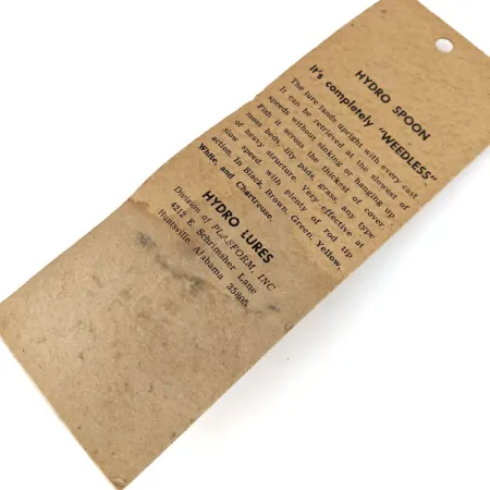 Hydro Lures Hydro Spoon, żółty, 14 g błystka wahadłowa #13658