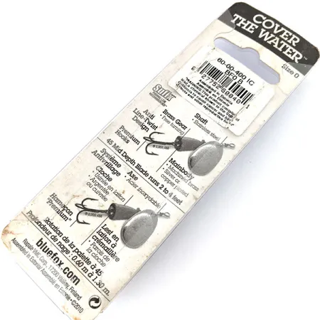 Blue Fox Super Vibrax 0, czarny, 3 g błystka obrotowa #13665