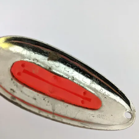 Nebco Pixee UV (świeci w ultrafiolecie), nikiel/różowy, 24 g błystka wahadłowa #13673