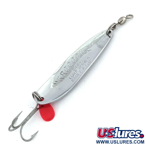 Luhr Jensen Krocodile #4, nikiel, 14 g błystka wahadłowa #13768