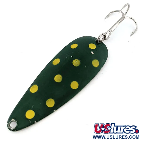  Worth Chippewa Steel Spoon, zielony/żółty/nikiel, 17 g błystka wahadłowa #13776