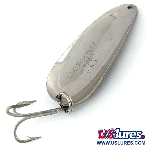 Eppinger Dardevle Rok't Devlet, nikiel/czarny/biały, 36 g błystka wahadłowa #13797