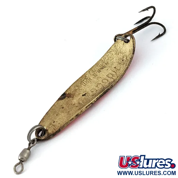 Luhr Jensen Krocodile #3, pomarańczowy/mosiądz, 10 g błystka wahadłowa #13809