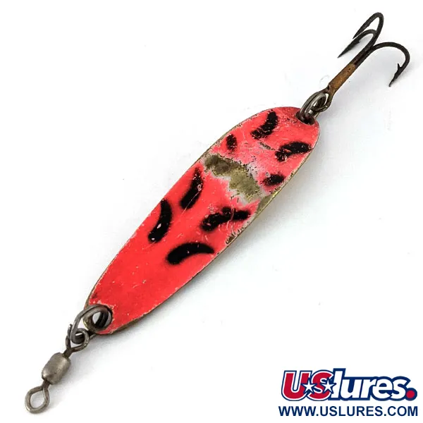 Luhr Jensen Krocodile #3, pomarańczowy/mosiądz, 10 g błystka wahadłowa #13809