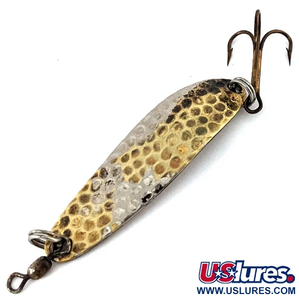 Luhr Jensen Krocodile #3, młotkowany mosiądz, 9 g błystka wahadłowa #13810