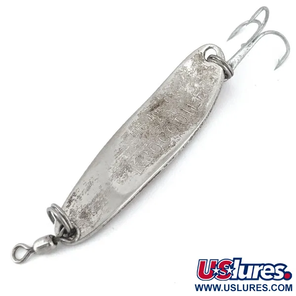 Luhr Jensen Krocodile #3, młotkowany nikiel, 10 g błystka wahadłowa #13812