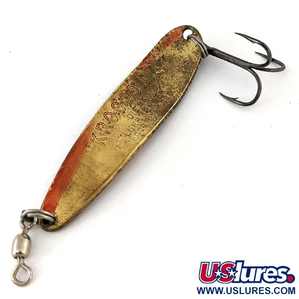 Luhr Jensen Krocodile #4, mosiądz, 14 g błystka wahadłowa #13814