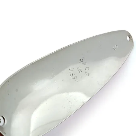 Worth Chippewa Steel Spoon, czerwony/biały/nikiel, 21 g błystka wahadłowa #13850