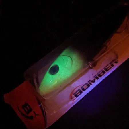 Bomber Bait Bonanza UV (świeci w ultrafiolecie), czarny/szary, 25 g wobler #13962