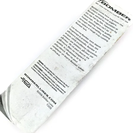 Bomber Bait Bonanza UV (świeci w ultrafiolecie), czarny/szary, 25 g wobler #13962