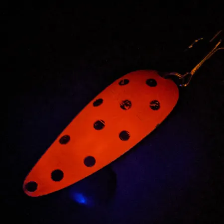 Worth Chippewa Steel Spoon, czerwony/czarny/nikiel, 14 g błystka wahadłowa #13972