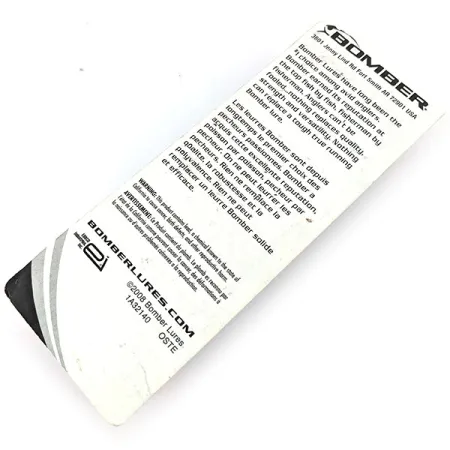 Bomber All Water Jerkbait, Czarny perłowy tył, 9 g wobler #14033