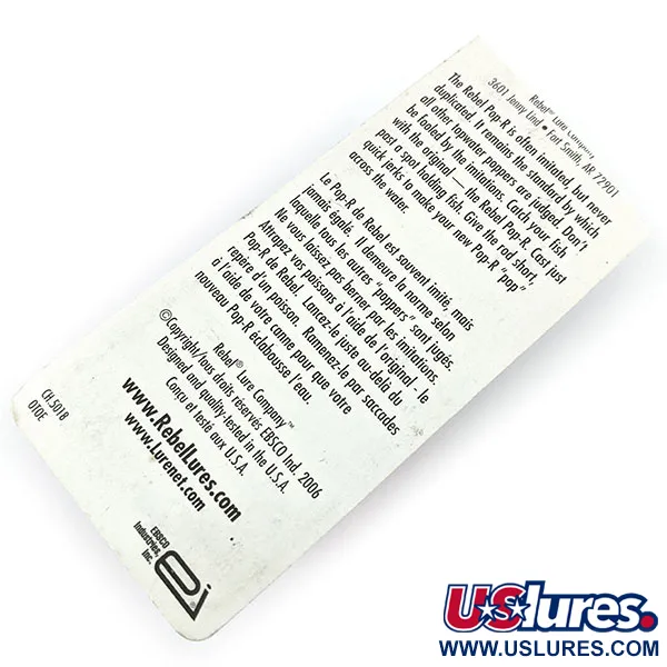  Rebel Mag Pop-R, S (srebrny), 12 g wobler #17439