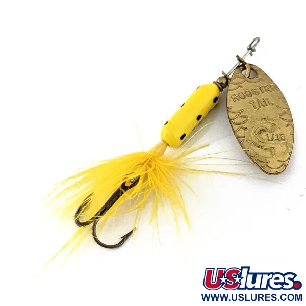 Yakima Bait Worden’s Original Rooster Tail, złoto, 1,77 g błystka obrotowa #14140