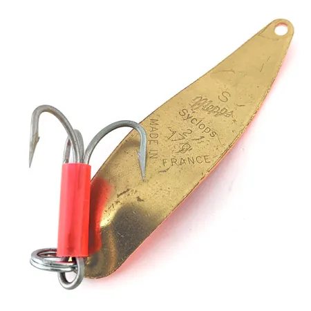 Mepps Syclops 2 UV (świeci w ultrafiolecie), pomarańczowy/złoty, 17 g błystka wahadłowa #14157