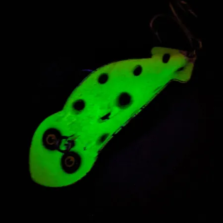 Buck Perry Spoonplug UV (świeci w ultrafiolecie), Chartreuse UV - świeci w świetle ultrafioletowym, 10 g błystka wahadłowa #14300