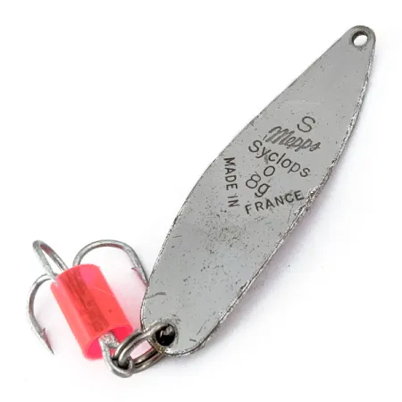 Mepps Syclops 0, srebrny/różowy, 8 g błystka wahadłowa #14350